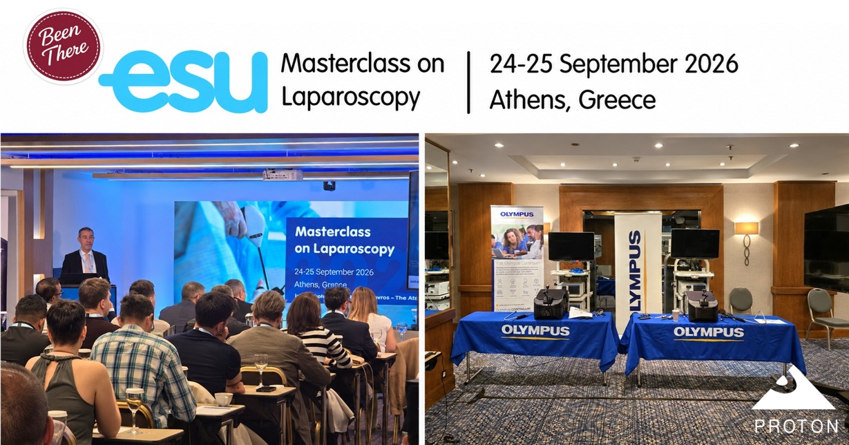 ESU & EAU | The Masterclass on Laparoscopy came to Athens for the first time – and PROTON was there!